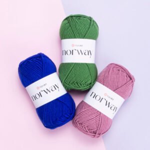 skeins of yarn art norway